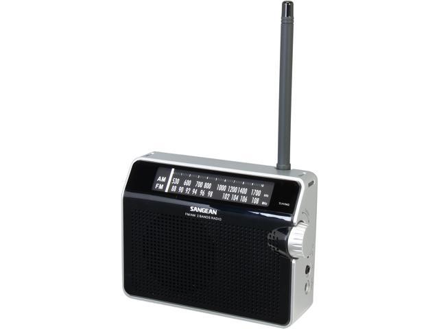 Sangean FM / AM Compact Analogue Tuning Portable Receiver (Black) PR-D6 BK