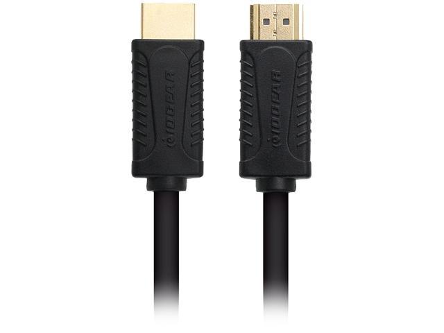 IOGEAR GHDC1405P 16.4 ft. (5.0m) Black/Grey High Speed HDMI® Cable with Ethernet Male to Male