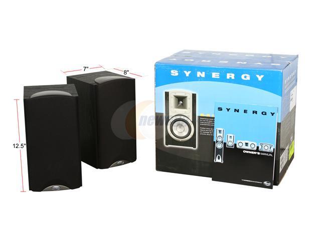 Open Box Klipsch Synergy B 2 Bookshelf Speaker Black Pair Newegg Ca