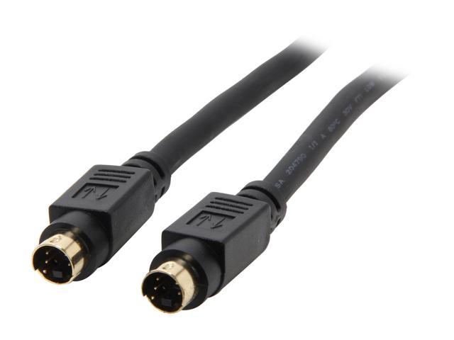 Link Depot Model SV-6 6 ft. S-VIDEO CABLE MD4 Male to Male