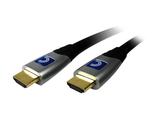 30' Black Color Ferrite Cores Male/Male Long 20M High Speed HDMI Gold Series 