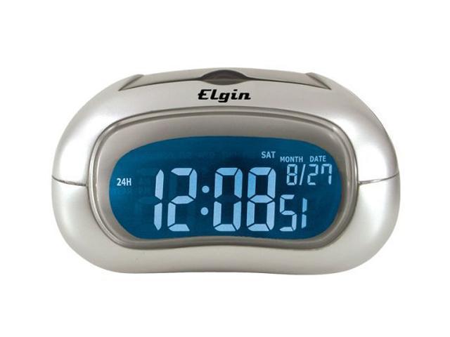 Elgin 3455E Electric Alarm Clock With Selectable Display Color