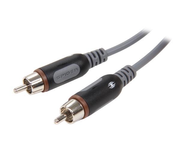 Spider C-SUBW-0006F 6 ft. C-Series Optimum Subwoofer Cable Male to Male