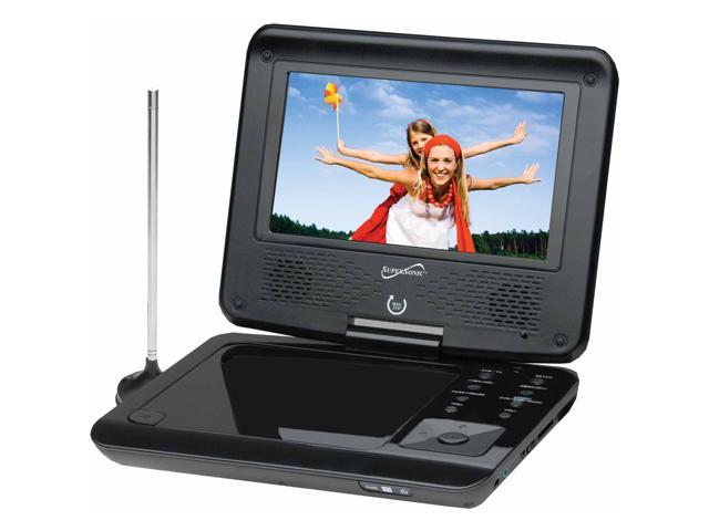 7" Portable DVD Player With TV Tuner & USB & SD Card Slot