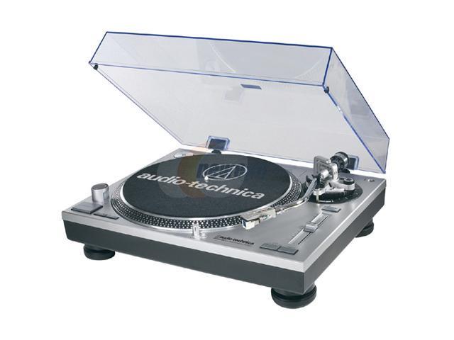 Audio-Technica AT-LP120USB Direct Drive Professional DJ Turntable with USB Output, Silver