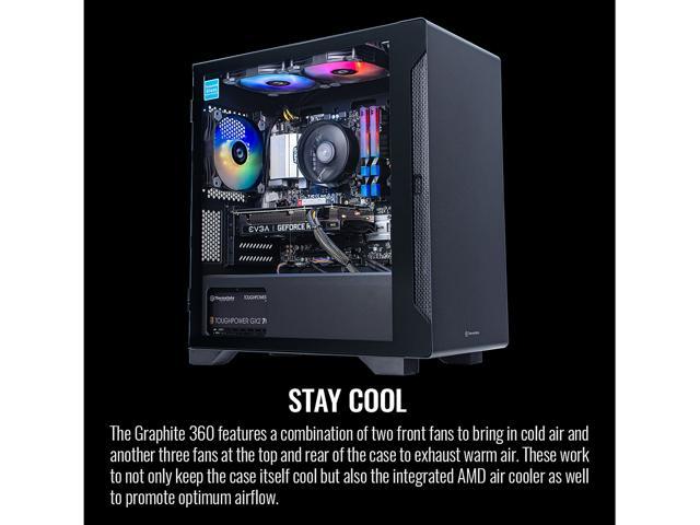 Thermaltake LCGS Graphite 360 Gaming Desktop AMD Ryzen 5600X - Newegg.com