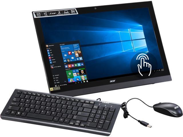 Acer All-in-One Computer Aspire AZ1-622-UR54 Intel Pentium N3700 4GB DDR3 1TB HDD 21.5" Touchscreen Windows 10 Home