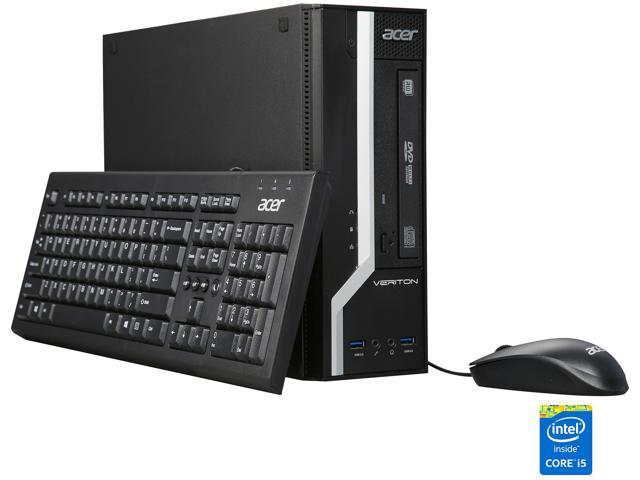Acer Desktop Computer Veriton X VX2631G-I54440X Intel Core i5 4th Gen 4440 (3.10 GHz) 4 GB DDR3 500 GB HDD Intel HD Graphics 4600 Windows 7 Professional 64-Bit (Manufacturer Recertified)