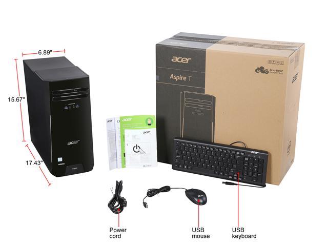 Acer Desktop Computer Aspire ATC-780-UR12 Intel Core i7 6th Gen 6700 (3
