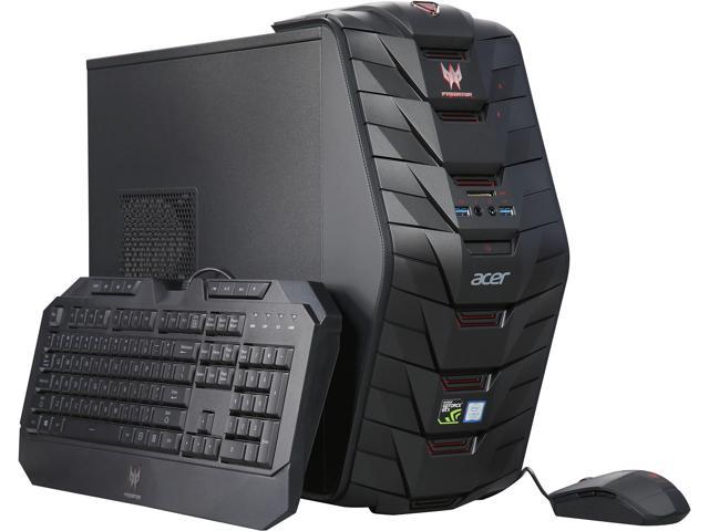 Acer Desktop PC Predator G3-710-UR11 Intel Core i5-7400 12GB DDR4 1TB HDD 128 GB M.2 SSD GeForce GTX 1060 Windows 10 Home 64-Bit