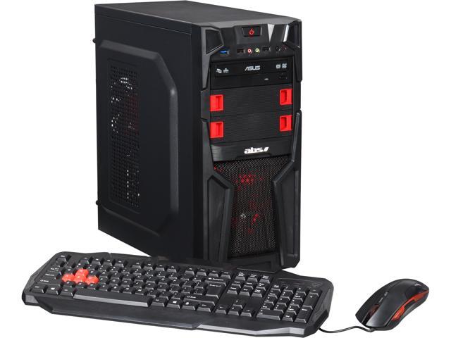 ABS Vulcan FX4350 ALA038 Gaming Desktop PC AMD FX-Series FX-4350 (4.20 GHz) 4 GB DDR3 1 TB HDD Windows 10 Home 64-Bit