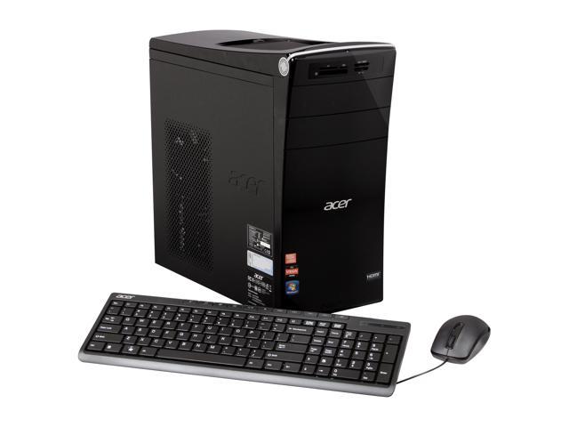 Acer Desktop PC AM3450-UR10P (PT.SHDP2.004) AMD FX-Series FX-8100 6GB DDR3 1TB HDD AMD Radeon HD 7350 1GB Windows 7 Home Premium 64-Bit
