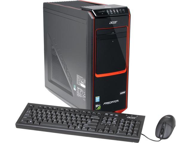 Acer Desktop PC Predator G3 AG3-605-UR38 Intel Core i7-4770 8GB DDR3 1TB HDD NVIDIA GeForce GTX 760 Windows 8
