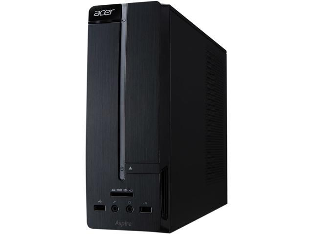 Acer Aspire Desktop PC with Intel Celeron Quad Core J1900 2.00GHz (2.42Ghz Burst), 4GB DDR3 RAM, 1TB HDD, 16X DVD±RW DL, USB Keyboard & Mouse, HDMI Out, USB 3.0, HD 5.1 Channel Audio, Windows 8.1