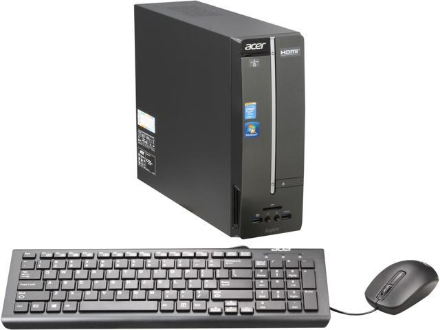 Acer Desktop PC AXC-605-UR28 Intel Core i7-4790 8GB DDR3 2TB HDD Intel HD Graphics 4600 Windows 7 Professional 64-Bit