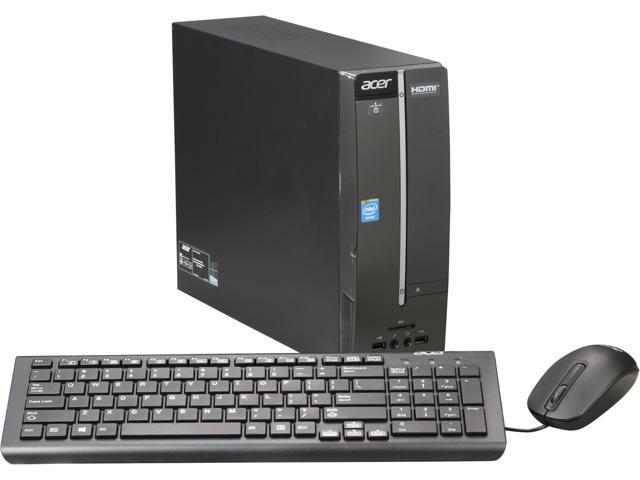 Acer Aspire AXC-603G-UW13 Desktop PC Celeron J1900 2.0GHz, 4GB Memory, 500GB HDD, DVDRW, Windows 8.1 64Bit (DT.SUVAA.003)