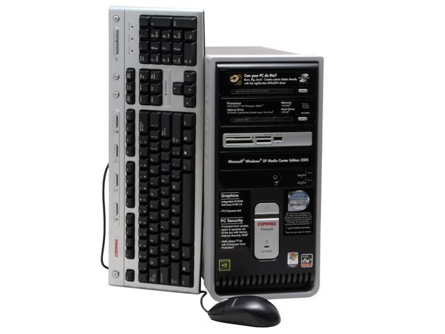 COMPAQ Desktop PC Presario SR1950NX(EX325AA#ABA) 3800+ (2.00 GHz) 1GB DDR 250GB HDD NVIDIA GeForce 6150 LE Windows XP Media Center