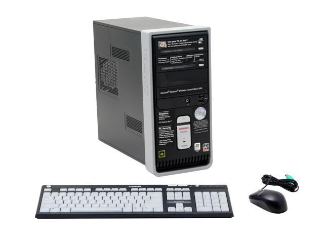 COMPAQ Desktop PC Presario SR2020NX(RE473AA) 3500+(2.20 GHz) 512MB DDR2 160GB HDD NVIDIA GeForce 6150 LE Windows XP Media Center