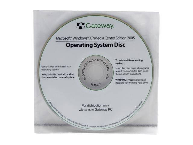 Gateway Operating System Windows XP Home Edition CD 