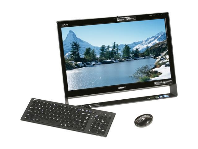 Sony Desktop PC VAIO L Series VPCL135FX/B Intel Core 2 Quad Q8400S 6GB 500GB HDD 24" Touchscreen Windows 7 Home Premium 64-bit