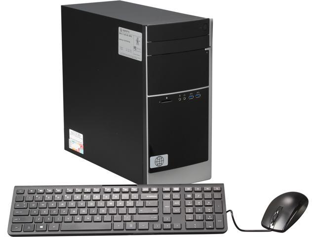 HP Pavilion 500-200 Mini Tower Desktop PC with Intel Core i3-4130 3.40Ghz, 4GB DDR3 RAM, 1TB HDD, DVDRW LightScribe, SD Card Reader, Windows 8 Professional 64 Bit