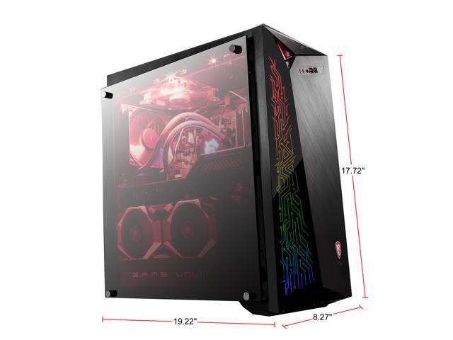 Msi Gaming Desktop Infinite X Plus 9sd 468us Intel Core I7 9th Gen 9700kf 3 60ghz 16gb Ddr4 3 Tb Hdd 1 Tb Ssd Nvidia Geforce Rtx 70 Super Windows 10 Pro 64 Bit Newegg Com