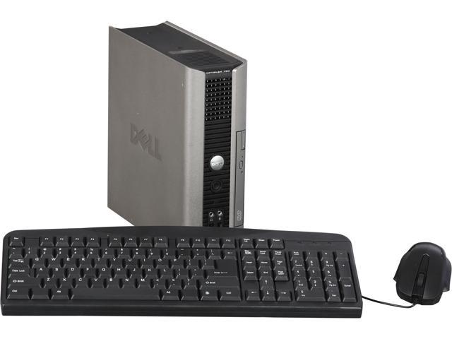 DELL OptiPlex 760 [Microsoft Authorized Recertified] Ultra Small Form Factor Desktop PC with Intel Core 2 Duo E7400 2.80GHz, 2GB RAM, 80GB HDD, DVDROM, Windows 7 Home 64-Bit