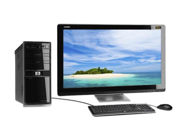 HP Desktop PC Bundle Pavilion Elite HPE-337c-b (WW584AAR#ABA) 8GB DDR3 1TB HDD ATI Radeon HD 5450 Windows 7 Home Premium 64-bit