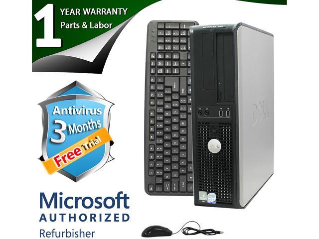 Refurbished Dell Desktop Computer 755 Core 2 Quad Q6600 2 40 Ghz