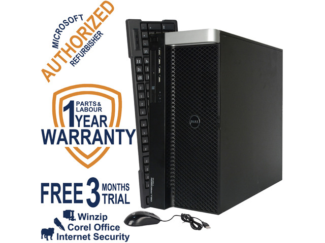 Refurbished: DELL Desktop Computer Precision T7610 WS Intel Xeon E5 ...