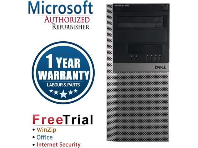 Refurbished Refurbished Dell Optiplex 980 Tower Intel Core I7 860 2 8g 8g Ddr3 1tb Dvdrw Windows 10 Professional 1 Year Warranty Newegg Com