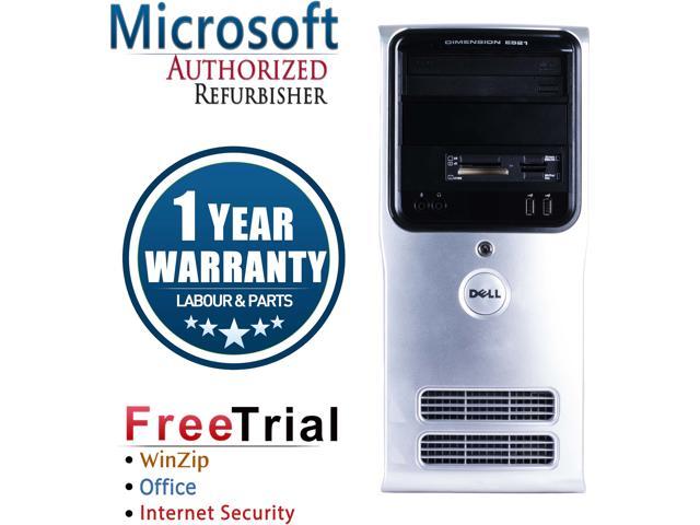 Refurbished Dell Inspiron 530 Tower Intel Core 2 Duo E7600 3.06G / 4G DDR2 / 500G / DVD / Windows 10 Professional 64 Bits / 1 Year Warranty