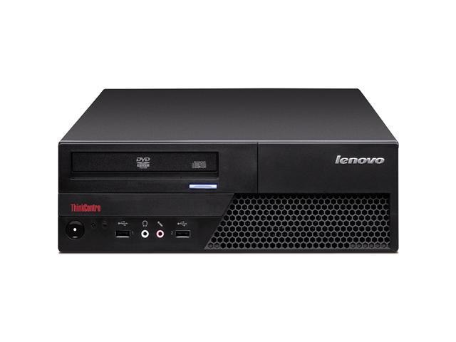 Lenovo ThinkCentre M58 7638A1U Desktop Computer Core 2 Duo E7300 2.66GHz - Small Form Factor - Black