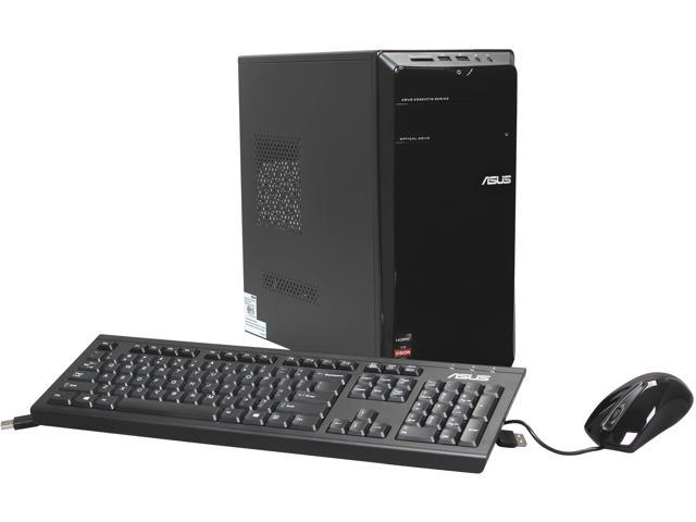 ASUS Desktop PC CM1745-US009S A10-Series APU A10-5700 (3.40GHz) 8GB DDR3 2TB HDD AMD Radeon HD 7560D Windows 8