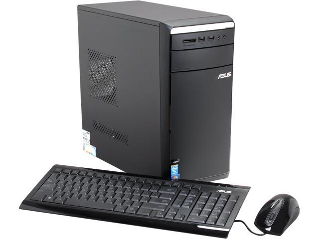 ASUS Desktop PC M11AD-US002Q Intel Core i7-4770S 8GB DDR3 1TB HDD Intel HD Graphics 4600 Windows 7 Professional 64-Bit