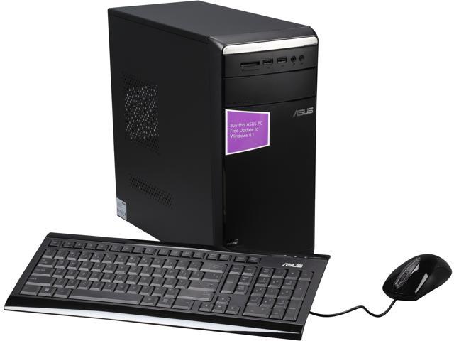 ASUS B Grade Desktop PC M11BB-US011S-B A4-Series APU A4-6300 (3.70GHz) 4GB DDR3 1TB HDD AMD Radeon HD 8370D Windows 8