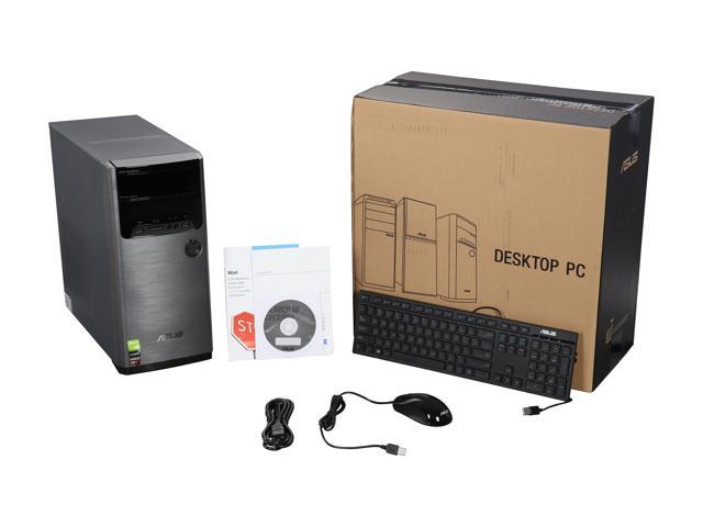 ASUS Desktop Computer M32BC-US005T AMD FX-Series FX-6300 8GB DDR3 1TB HDD NVIDIA GeForce GT 710 Windows 10 Home
