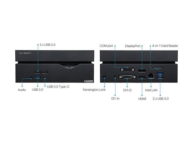 Open Box: ASUS Desktop PC VivoMini VC66-B007Z Intel Core i5 7th