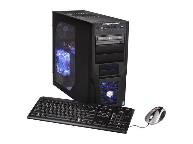 CyberpowerPC Desktop PC Gamer Xtreme 1344 Intel Core i7-3770K 8GB DDR3 1TB HDD AMD Radeon HD 6670 1GB PCI-e Graphics Windows 7 Home Premium 64-Bit