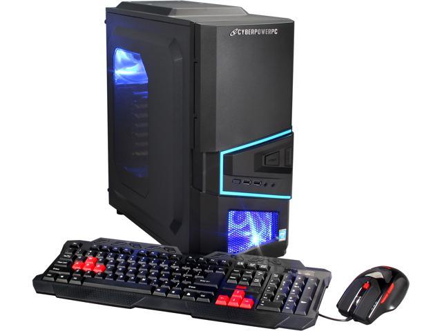 CyberpowerPC Desktop PC Gamer Xtreme H125 Intel Pentium G3240 8GB DDR3 500GB HDD NVIDIA GeForce GT 610 1GB Windows 7 Home Premium 64-Bit