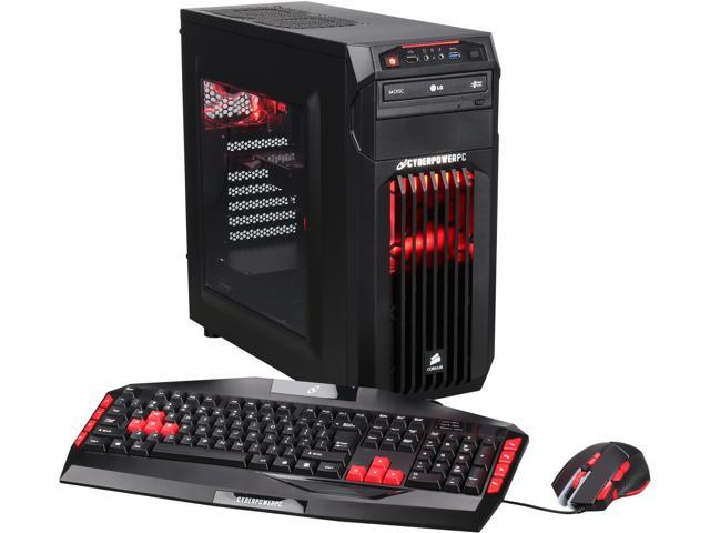 CyberpowerPC Desktop Computer Gamer Ultra 2218 AMD FX-Series FX-4300 4GB DDR3 1TB HDD NVIDIA GeForce GT 730 2GB Windows 10 Home 64-bit