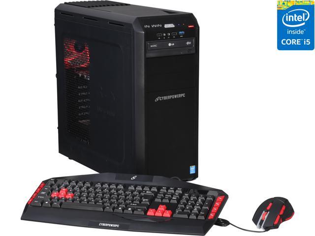 CyberpowerPC Desktop Computer Stealth Ronin 286 Intel Core i5 4690 (3.50GHz) 8GB DDR3 2TB HDD NVIDIA GeForce GTX 750 Ti 2GB Windows 10 Home 64-Bit