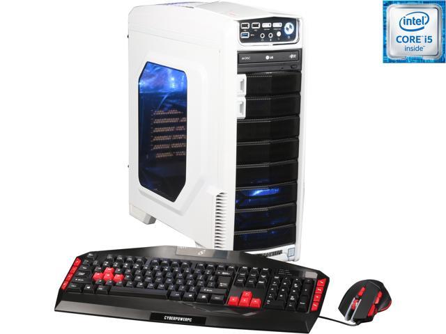 CyberpowerPC Desktop Computer Gamer Xtreme S106 Intel Core i5-6500 4GB DDR4 1TB HDD NVIDIA GeForce GT 720 Windows 10 Home 64-Bit