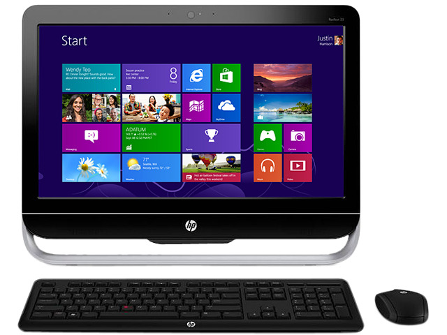 Refurbished: HP All-in-One PC Pavilion 23-b237c (H5Q13AAR#ABA) AMD A6 ...