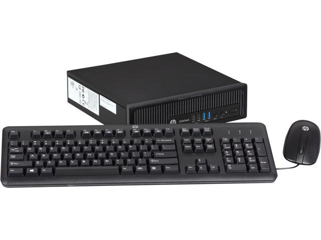 HP EliteDesk 800 G1 Desktop Computer - Intel Core i3 4130 3.4GHz - Ultra Slim