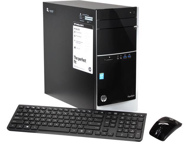 HP Desktop PC Pavilion 500-270 Intel Core I3 4130 (3.40GHz) 8GB DDR3 ...