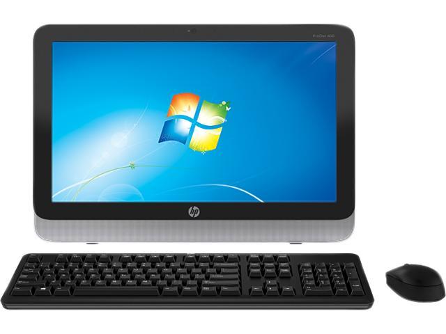 HP All-in-One PC ProOne 400 G1 (F4J79UT#ABA) Intel Core i3-4330T 4GB DDR3 500GB HDD 19.5" Windows 7 Professional 64-bit (available through downgrade rights from Windows 8.1 Pro)