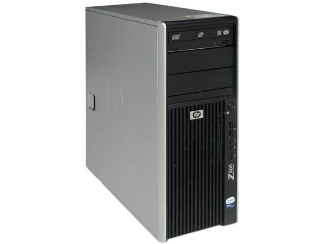 HP Z400 [Microsoft Authorized Recertified] Tower Workstation with Intel Xeon Quad Core E5620 2.40Ghz, 4GB Memory, 250GB HDD, DVDRW, Windows 7 Professional 64 Bit