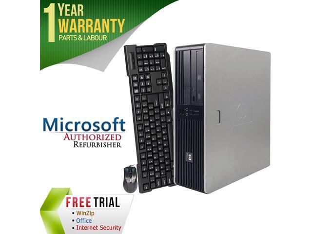 Refurbished HP Compaq DC5750 SFF AMD Athlon 64 3500+ 2.2G / 4G DDR2 / 250G / DVD / Windows 7 Professional 64 Bit / 1 Year Warranty