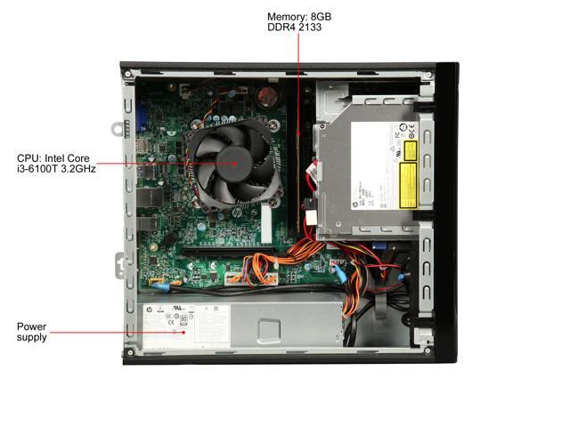 Refurbished: HP Desktop Computer Slimline 260-p009 Intel Core i3